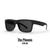 Valley Rays The Phoenix sunglasses in matte black with dark lenses, priced at $79.00. High-quality, eco-friendly eyewear.