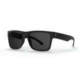 2026 popular matte black sunglasses with grey lens featuring top-quality 2mm nylon lens for clarity, durability, and scratch resistance. Includes best-in-industry bio resin TR90 frame with Valley Rays V logo on the temple arm