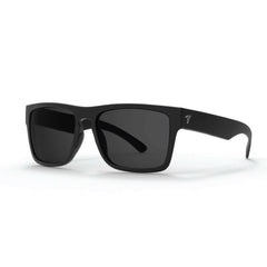 2026 popular matte black sunglasses with grey lens featuring top-quality 2mm nylon lens for clarity, durability, and scratch resistance. Includes best-in-industry bio resin TR90 frame with Valley Rays V logo on the temple arm